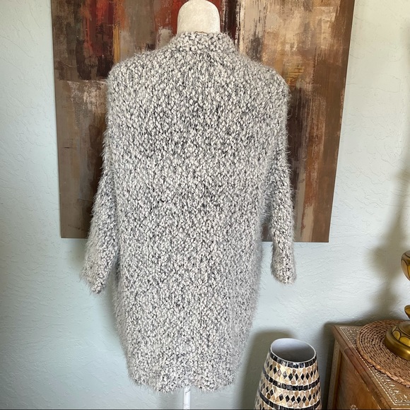 Zara Fuzzy Open Cardigan Sweater Size S - Picture 3 of 6